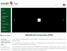 Tablet Screenshot of maagirfarm.com